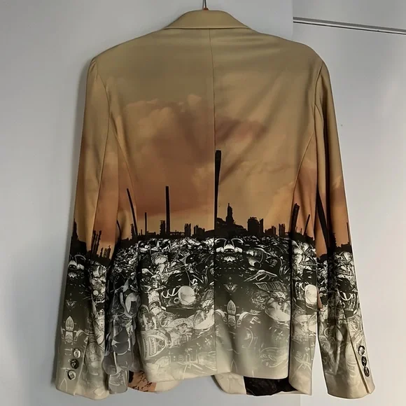 Vanessa G silk environmental statement blazer Jacket - Picture 2 of 16